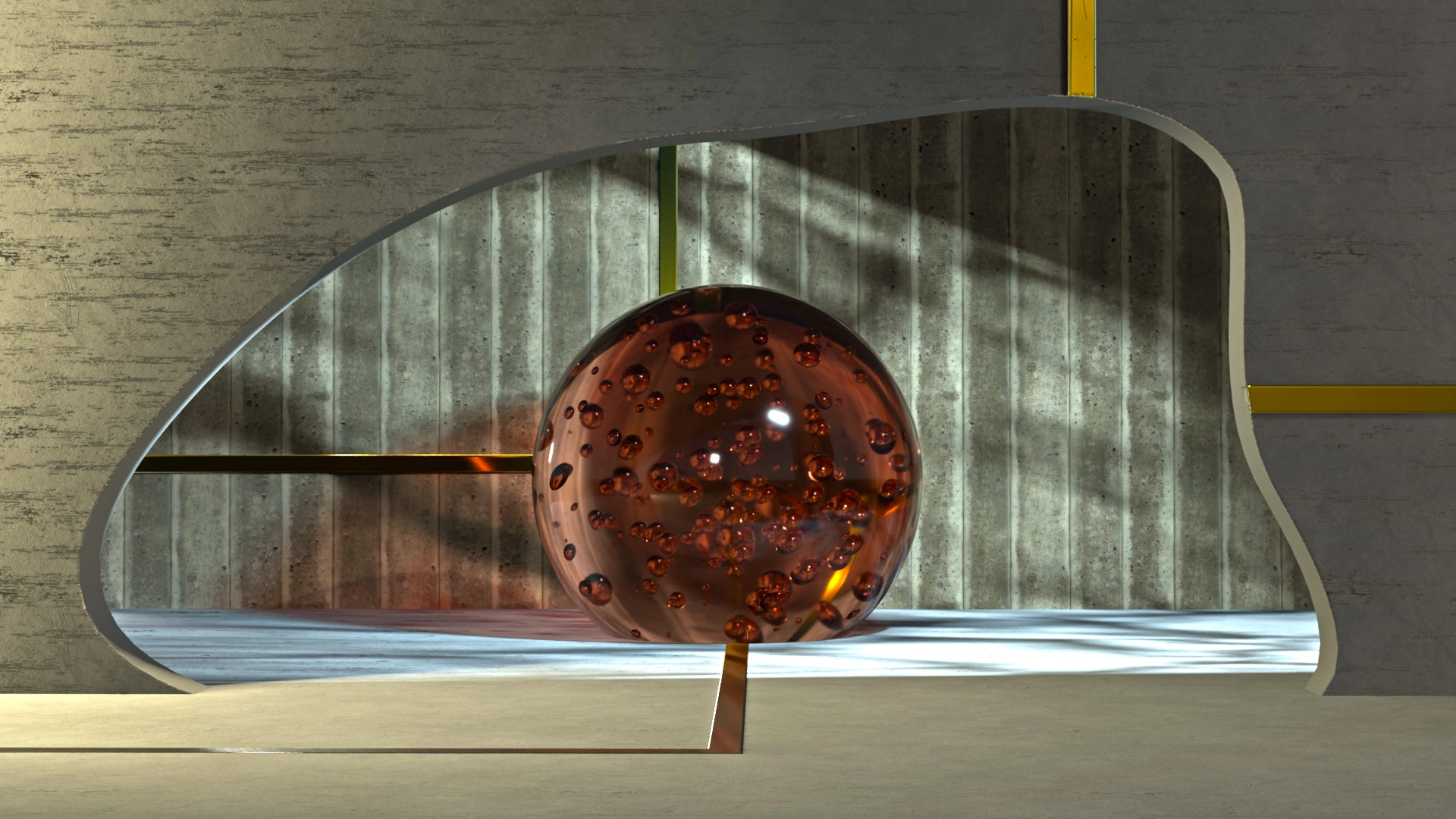 Abstract Render - Crystal Formation